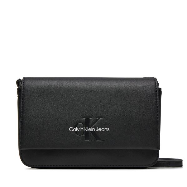 Calvin Klein Jeans Torbica Calvin Klein Jeans Sculpted Ew Flap K60K612375 Crna