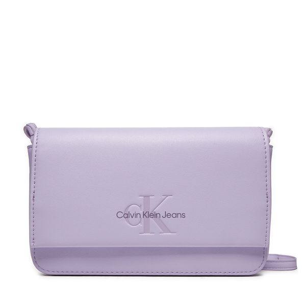 Calvin Klein Jeans Torbica Calvin Klein Jeans Sculpted Ew Flap K60K612375 Ljubičasta