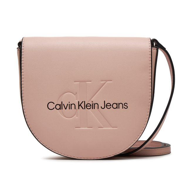 Calvin Klein Jeans Torbica Calvin Klein Jeans Sculpted Mini Saddle Bag K60K611966 Pale Conch TFT