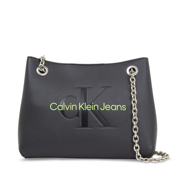 Calvin Klein Jeans Torbica Calvin Klein Jeans Sculpted Shoulder Bag24 Mono K60K607831 Black/Dark Juniper 0GX