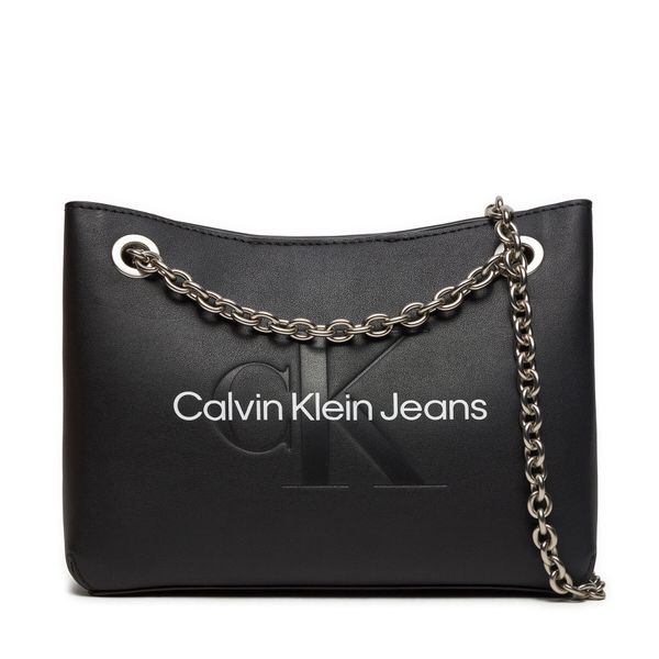 Calvin Klein Jeans Torbica Calvin Klein Jeans Sculpted Shoulder Bag24 Mono K60K607831 Crna