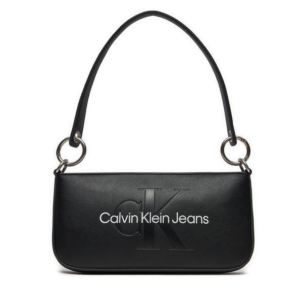 Calvin Klein Jeans Torbica Calvin Klein Jeans Sculpted Shoulder Pouch25 Mono K60K610679 Crna