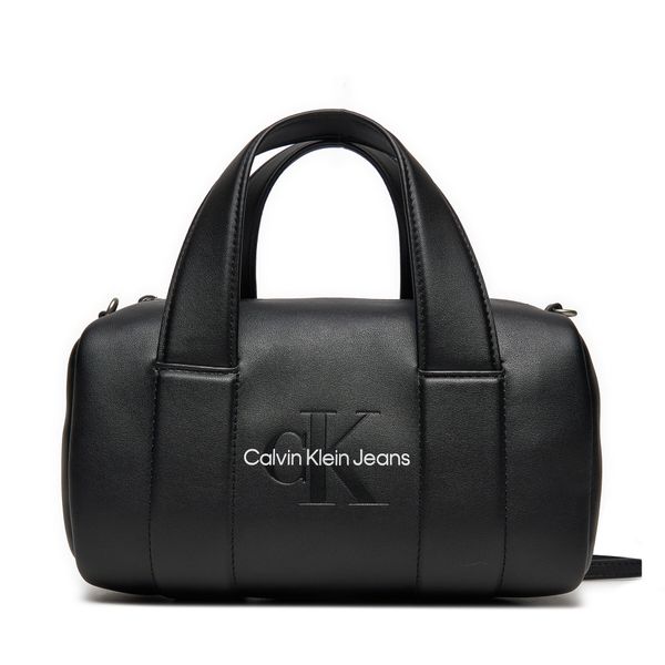 Calvin Klein Jeans Torbica Calvin Klein Jeans Sculpted Square Barrel Mono K60K612378 Crna