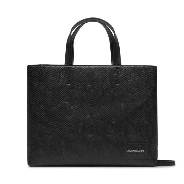 Calvin Klein Jeans Torbica Calvin Klein Jeans Sculpted Tote26 Snake K60K611519 Black BEH