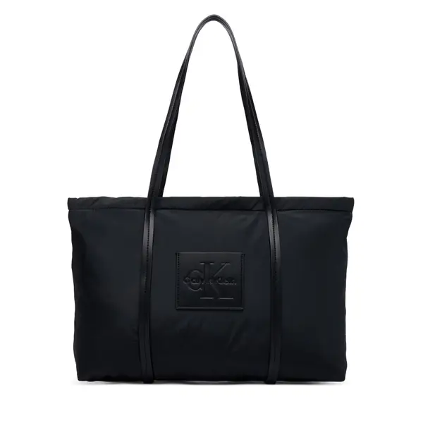 Calvin Klein Torbica Calvin Klein Medium Tote LV04F3869G Crna