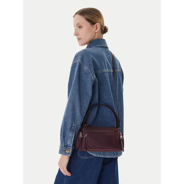 Calvin Klein Torbica Calvin Klein Pocket Nylon Bag W/ Strap LV04F3132G Tamnocrvena