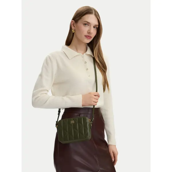 Calvin Klein Torbica Calvin Klein Quilted Double Zip Camera Bag LV04F3328G Bež
