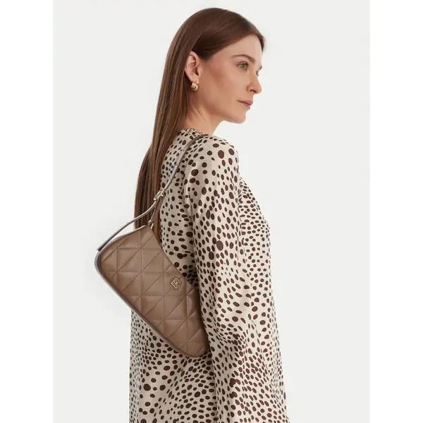 Calvin Klein Torbica Calvin Klein Quilted Sm Shoulder Bag LV04F3327G Bež