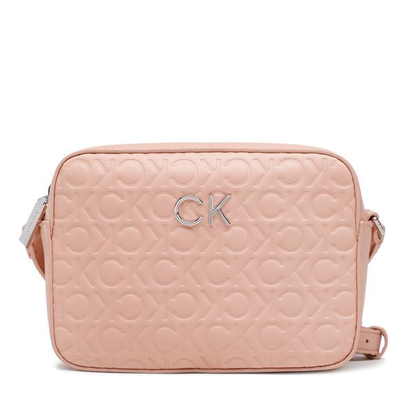 Calvin Klein Torbica Calvin Klein Re-Lock Camera Bag Emb Mono K60K610199 Cafe Au Lait GBI