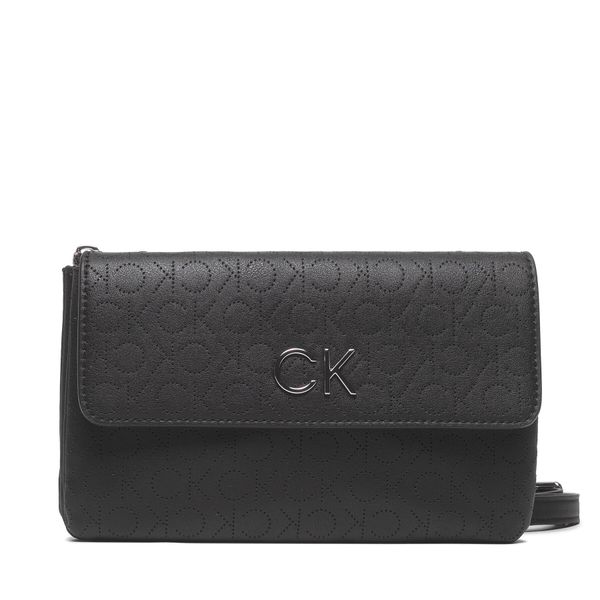 Calvin Klein Torbica Calvin Klein Re-Lock Dbl Crossbody Bag Perf K60K609399 BAX