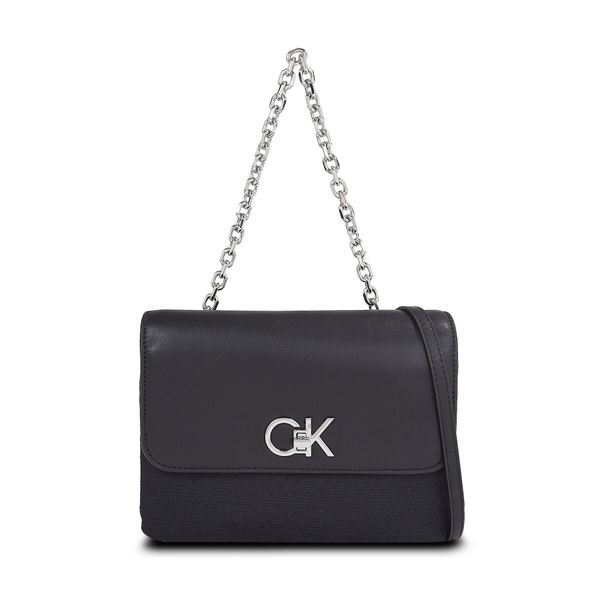 Calvin Klein Torbica Calvin Klein Re-Lock Double Gusett Bag_Jcq K60K611877 Black Jacquard Mono 0GK