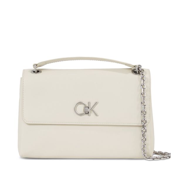 Calvin Klein Torbica Calvin Klein Re-Lock Ew Conv Crossbody K60K611084 Dk Ecru PC4