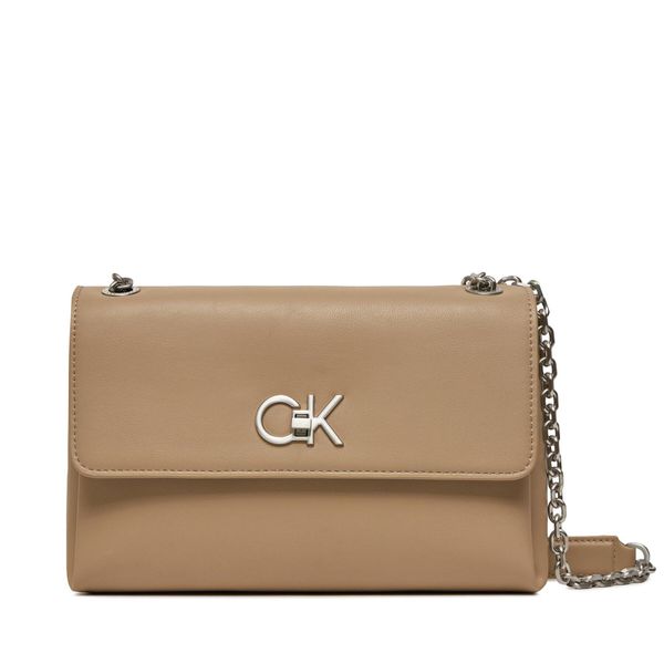 Calvin Klein Torbica Calvin Klein Re-Lock Ew Conv Crossbody K60K611084 Silver Mink PFA