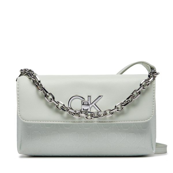 Calvin Klein Torbica Calvin Klein Re-Lock K60K611989 Milky Green Jacquard Mono LIA