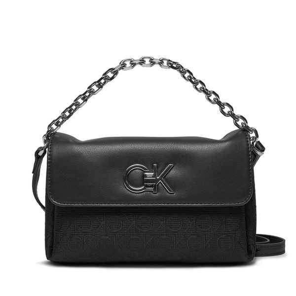 Calvin Klein Torbica Calvin Klein Re-Lock Mini Crossbody Bag_Jcq K60K611989 Black Jacquard Mono 0GK