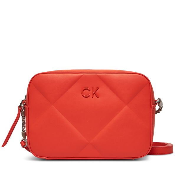 Calvin Klein Torbica Calvin Klein Re-Lock Quilt Camera Bag K60K610767 Flame SA3