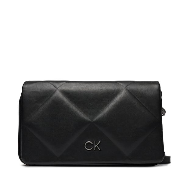Calvin Klein Torbica Calvin Klein Re-Lock Quilt Shoulder Bag K60K611021 Ck Black BEH