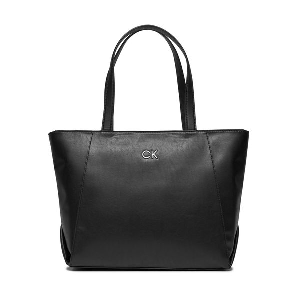 Calvin Klein Torbica Calvin Klein Re-Lock Seasonal Shopper Lg K60K611334 Ck Black BEH
