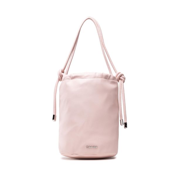 Calvin Klein Torbica Calvin Klein Roped Bucket Bag K60K609003 Spring Rose TER