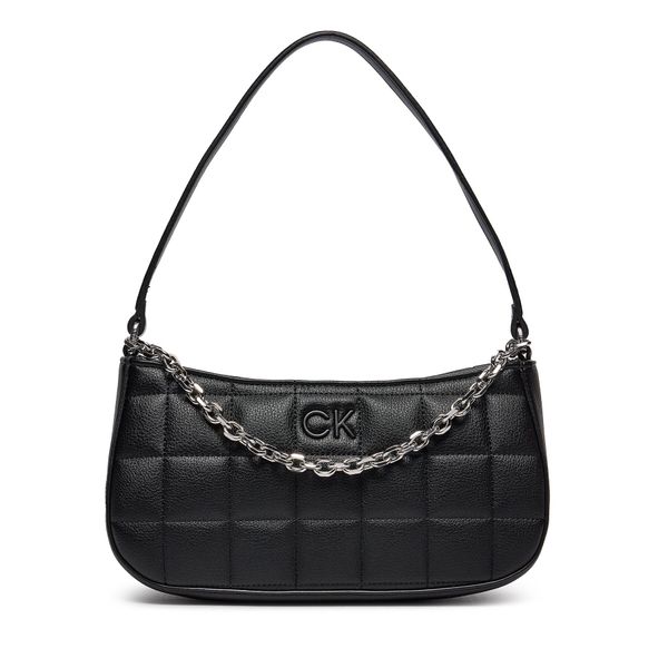 Calvin Klein Torbica Calvin Klein Square Quilt Chain Elongated Bag K60K612017 Ck Black BEH