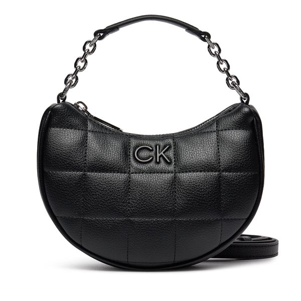 Calvin Klein Torbica Calvin Klein Square Quilt Chain Mini Bag K60K612020 Ck Black BEH
