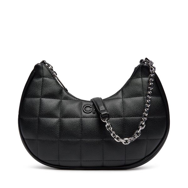 Calvin Klein Torbica Calvin Klein Square Quilt Chain Shoulder Bag K60K612018 Ck Black BEH