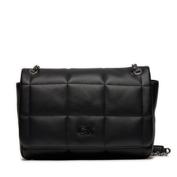 Calvin Klein Torbica Calvin Klein Square Quilt Conv Shoulder Bag K60K612332 Ck Black BEH
