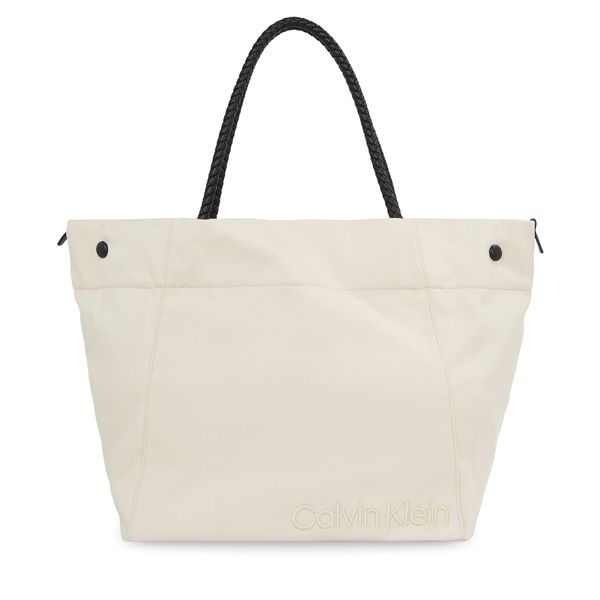 Calvin Klein Torbica Calvin Klein Summer Story K60K611647 Dk Ecru PC4