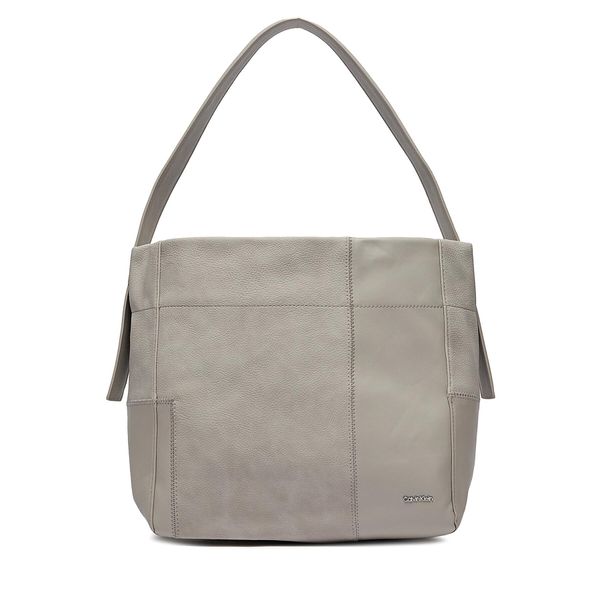 Calvin Klein Torbica Calvin Klein Texture Block Medium Shopper K60K611658 Sand Pebble ADF