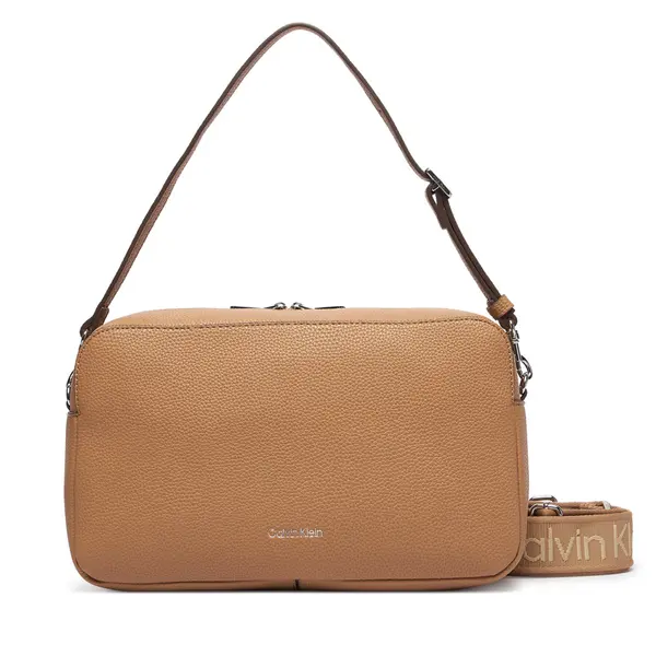 Calvin Klein Torbica Calvin Klein Webbing 2X Strap Lg Camera Bag LV04F3642G Bež