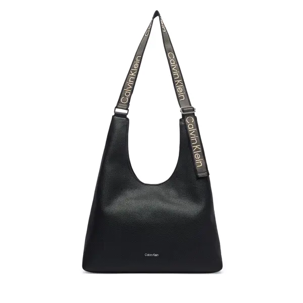 Calvin Klein Torbica Calvin Klein Webbing Adj Strap Large Shoulder LV04F3643G Crna
