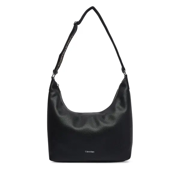 Calvin Klein Torbica Calvin Klein Webbing Strap Md Shoulder Bag LV04F3891G Crna