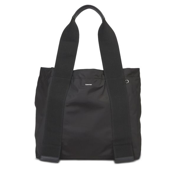 Calvin Klein Torbica Calvin Klein Wide Strap Nylon Shopper Lg K60K611044 Ck Black BAX