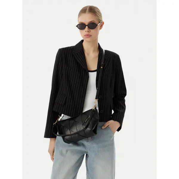 Calvin Klein Torbica Calvin Klein Woven LV04F3546G Crna