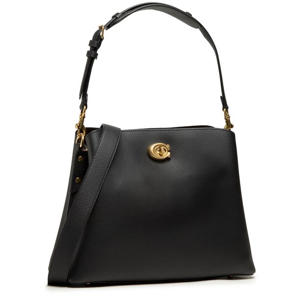 Coach Torbica Coach Plshd Pbbl Willow Sb C2621 B4/Black