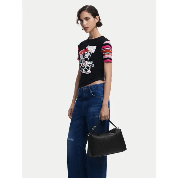Desigual Torbica Desigual All Mickey Bergamo 25SAXP65 Crna