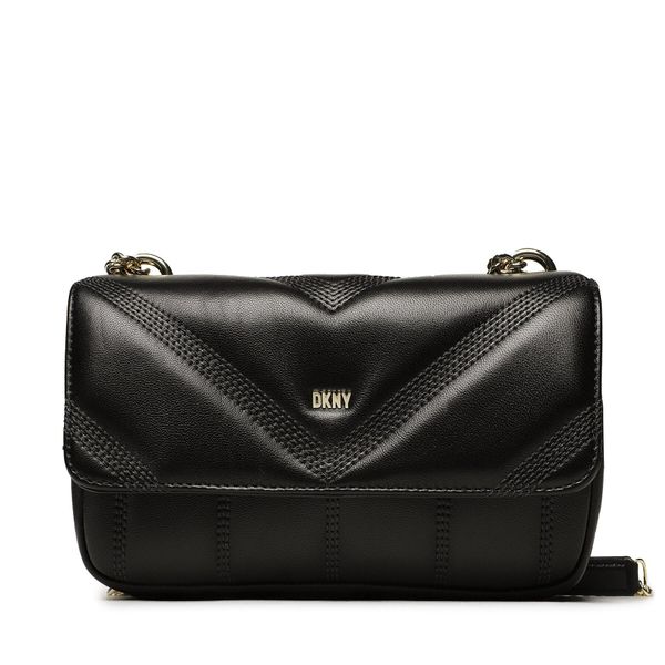 DKNY Torbica DKNY Becca Md Flap Should R313BW79 Blk/Gold BGD