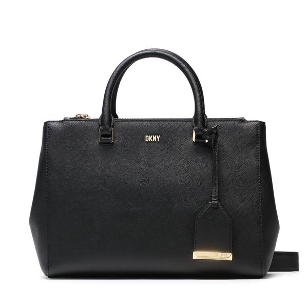 DKNY Torbica DKNY Belle Satchel R33D1Y78 Blk/Gold BGD