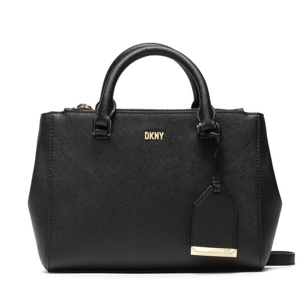 DKNY Torbica DKNY Belle Sm Satchel R33D1Y77 Blk/Gold BGD