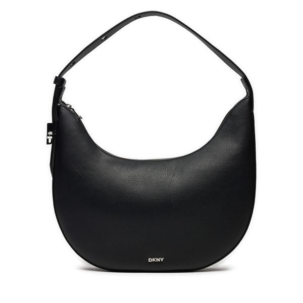 DKNY Torbica DKNY Bleeker Hobo R41CKC50 Black/Silver BSV