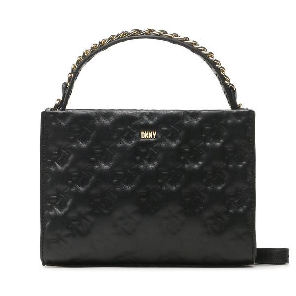 DKNY Torbica DKNY Carissa Sm Satchel R31DBW83 Blk/Gold BGD