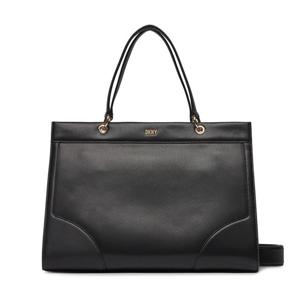 DKNY Torbica DKNY Gramercy Md Satchel R33DCY36 Blk/Gold BGD