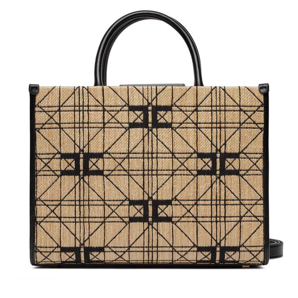 Elisabetta Franchi Torbica Elisabetta Franchi BS-15A-41E2-V360 Paglia/Nero BD9