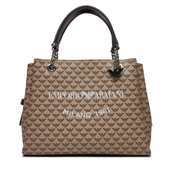 Emporio Armani Torbica Emporio Armani Y3D159 YWS0E 80757 Ecru/T.Moro/Bianco