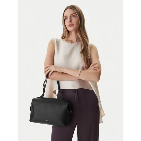 Furla Torbica Furla Double M Boston WB01905 BX3036 KH O6000 Crna