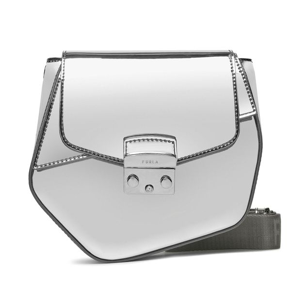 Furla Torbica Furla Metropolis Prisma Mini Crossbo WB01157-BX2571-2699S-1057 Color Silver+Light Silver