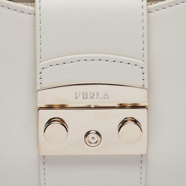 Furla Torbica Furla Metropolis S Shoulder Bag Remi WB01112-AX0733-1704S-1007 Écru