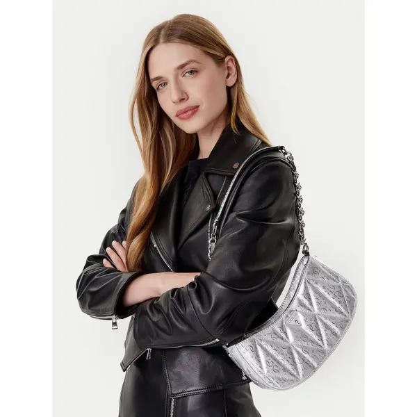 Guess Torbica Guess Aldina HWGY96 63170 Srebrna