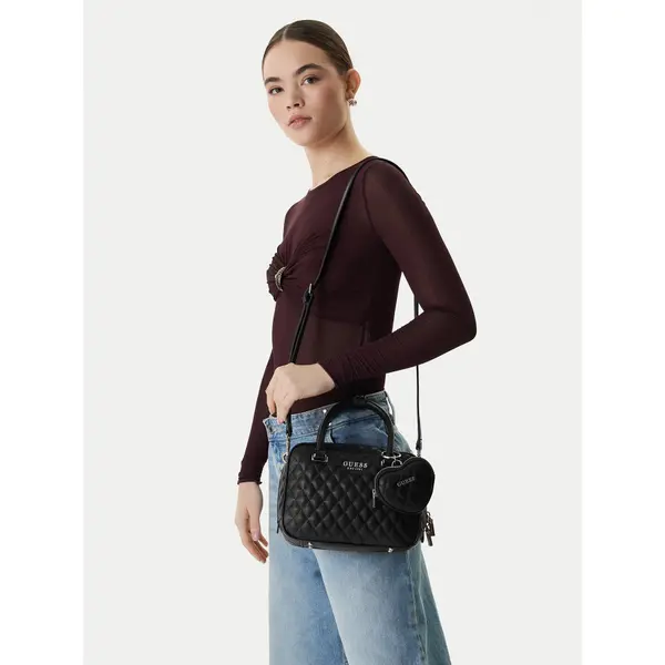 Guess Torbica Guess Atabey HWQG98 94050 Crna