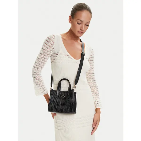 Guess Torbica Guess Brigitta Mini HWWZ72 06770 Crna